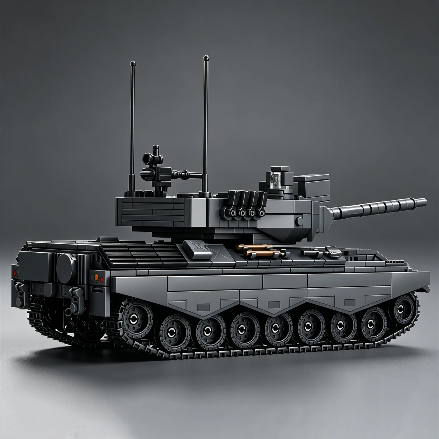 2026 Leopard 1 Main Battle Tank Building Block Model Kit, Small-Piece Toy, MOC Leopard Armored Vehicle Display Model