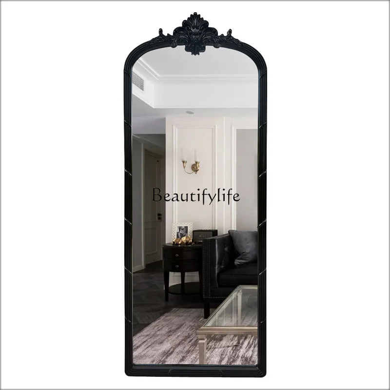 

French vintage fitting mirror full body full length mirror arched
