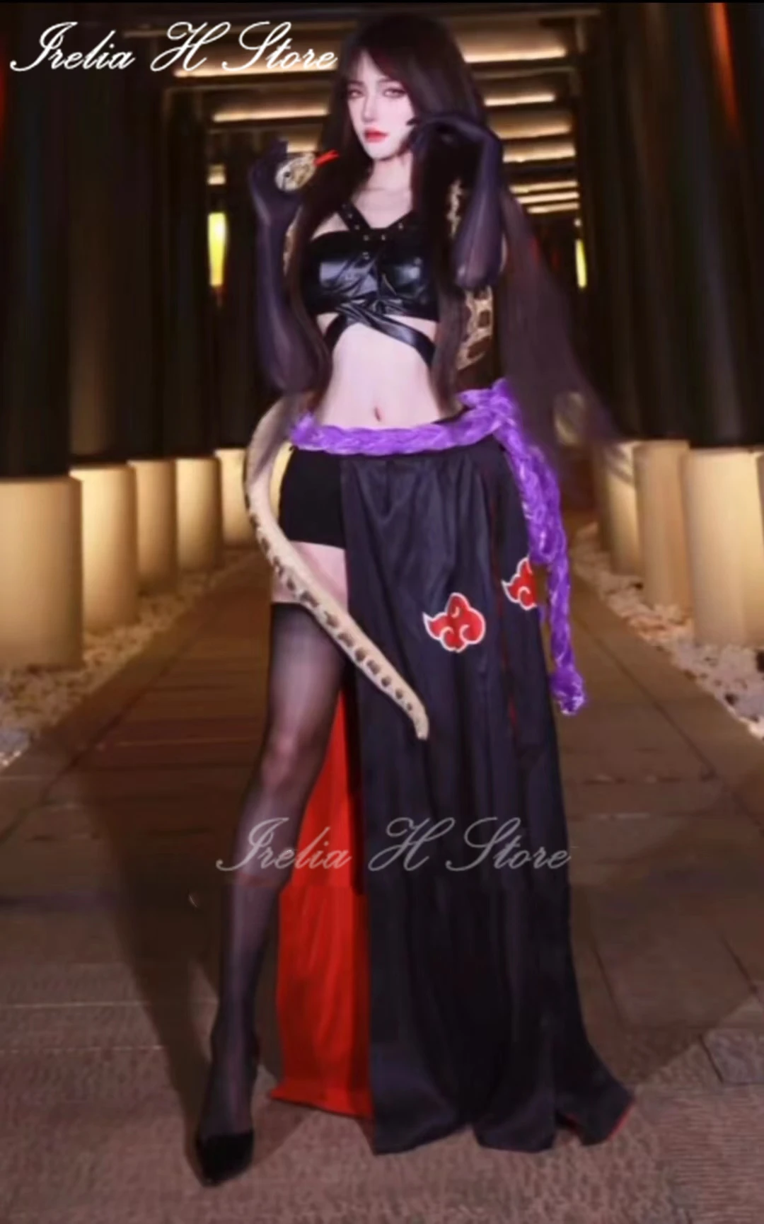 

Irelia H Store Orochimaru Cosplay Costume Female version Anime Sexy dress female