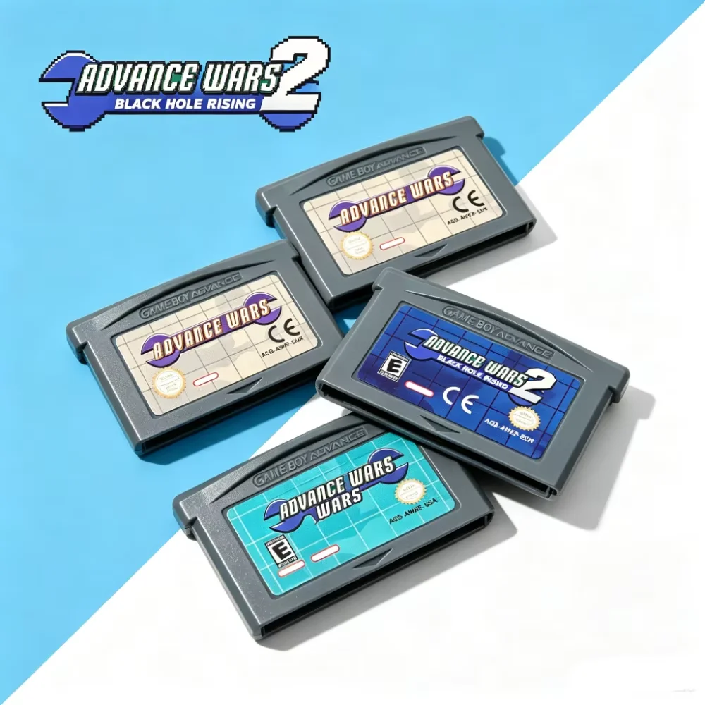 Advance Wars Black Hole Rising Strategy GBA Game Cartridge USA EUR Version Classic Retro Video Game Cards Set for GBA GBA SP NDS
