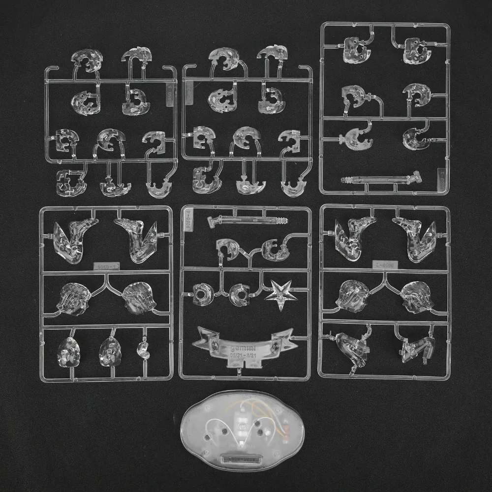 Gemini Shape Constellations Crystal Puzzle Three-Dimensional DIY Crystal Puzzle Jigsaw LED Light Puzzle Night Light Use