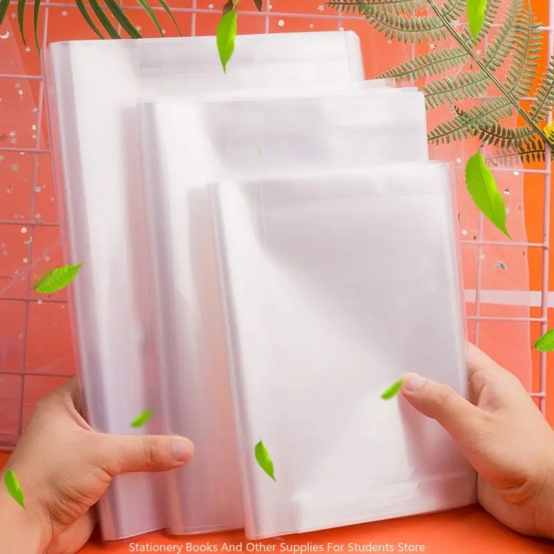 10 Sheets Of A4 Protective Cover Book A4 Cover Book Transparent Book Waterproof Book Cover 16K 22K Protective Film Writing Note