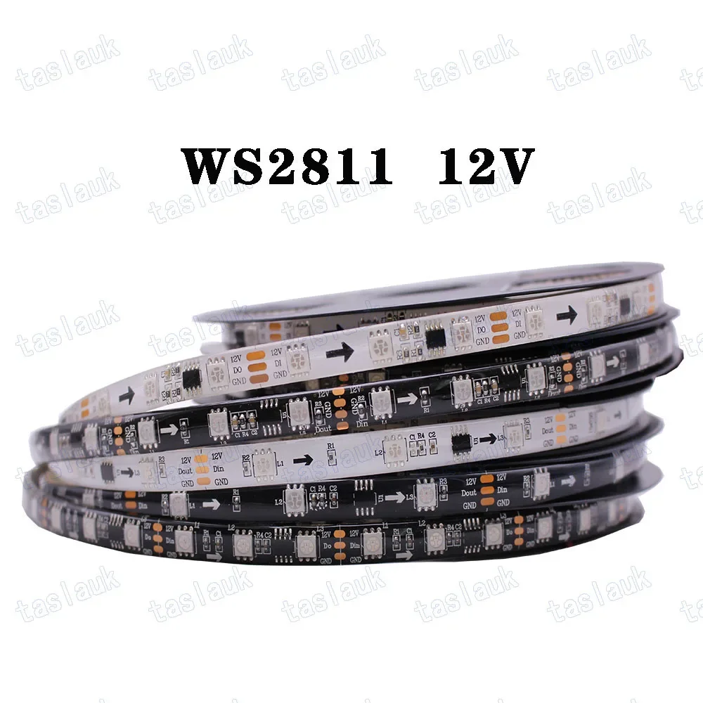 WS2812B WS2815 WS2811 WS2813 RGB LED Pixel Strips SMD 5050 Individually Addressable 30/60/144Leds/m Smart Tape Light IP30/65/67