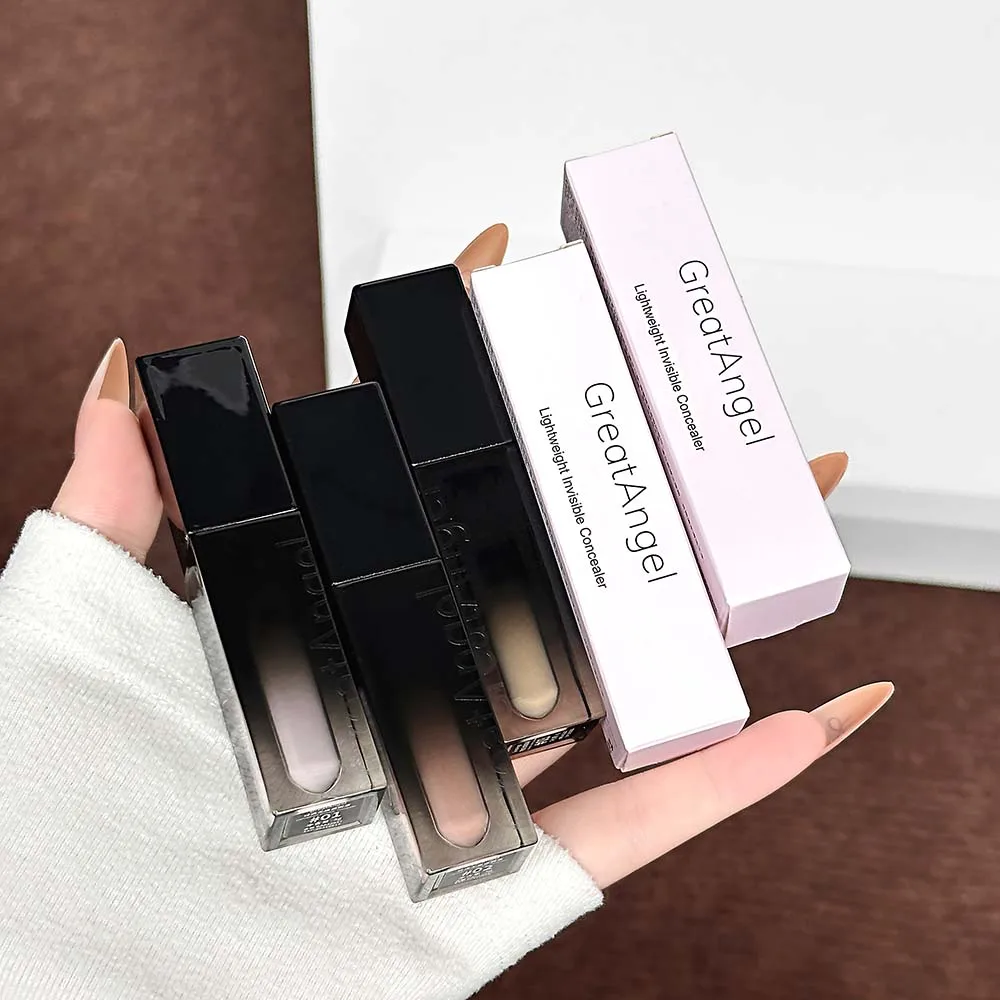 GreatAngel Hydrating Velvety Concealer Liquid Silky Smooth Texture Melts Into Skin Cover Dark Spots Imperfections Dewy Natural F