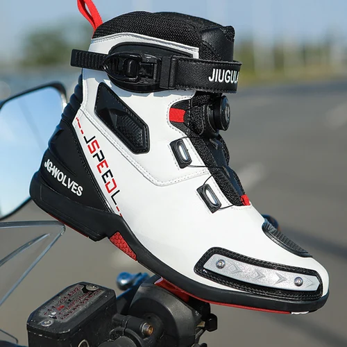 Imagen 2 del producto Nuevas Botas de Motociclismo para Hombre y Mujer, Antideslizantes, para Invierno, Otoño, Ciclismo, Montaña, Carreras y Carretera