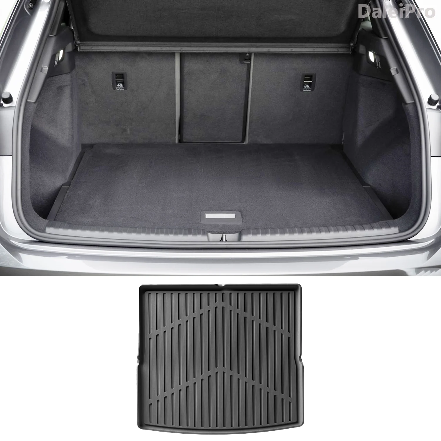 For Audi Q4 E-tron 2022 2023 2024 2025 Car Cargo Liner Custom Fit TPE Rear Trunk Mats All Weather Trunk Cover Car Accessories