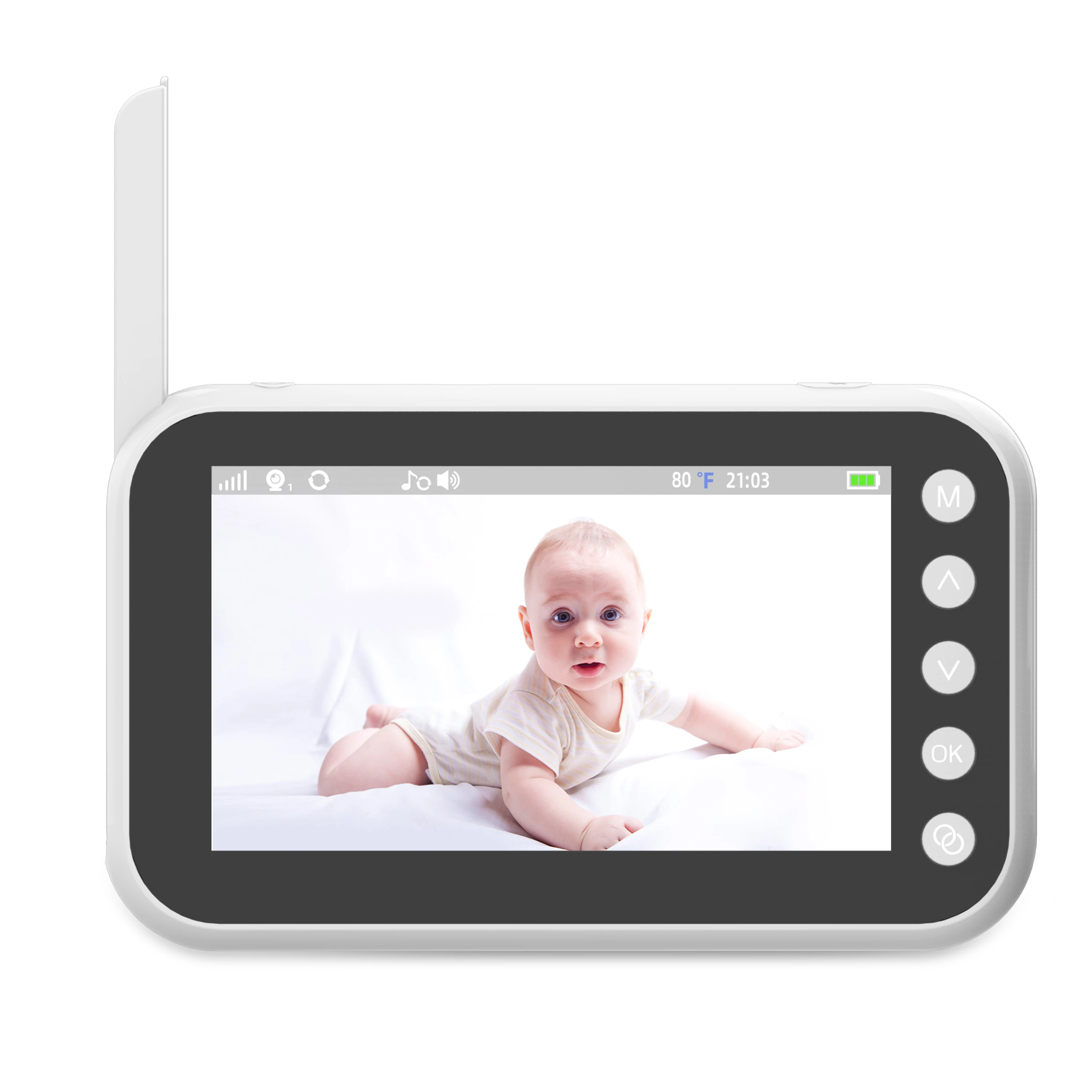 4.5 Inch Display 1080P HD Video Crying Detection Wireless Baby Baby Ing Baby With Video And Audio