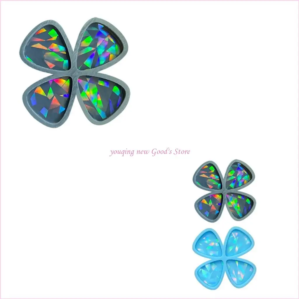 

57QA Guitar Picks Resin Mold Geometric Triangle Plectrum Pick Silicone Mold Jewelry Pendant Making Tool DIY Craft