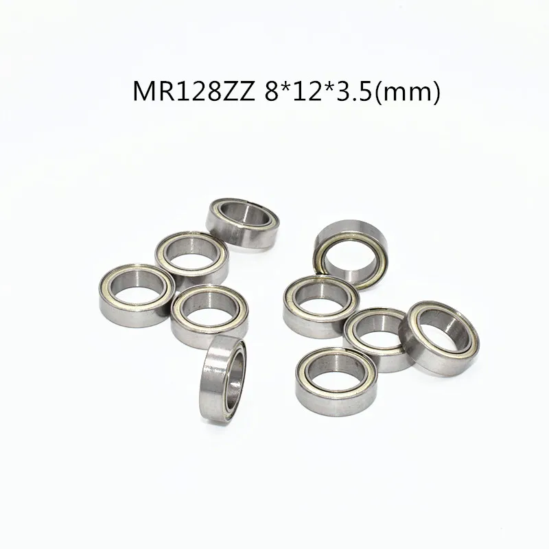 MR128ZZ 8*12*3.5(mm) 10PCS Metal Sealed Miniature chrome Steel Bearings free shipping