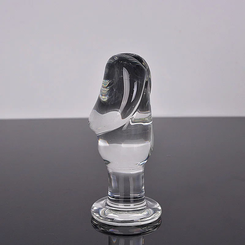 BEEGER Asvini Glass Penis Butt Plug