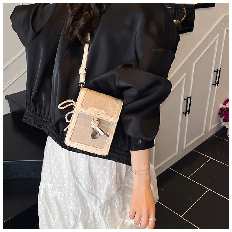 

High-fashion Printed Bags For Women Clutch Purse Fabric Bucket Bag Mini Handbag Women Crossbody Bag Shoulder Bag Phone Holder