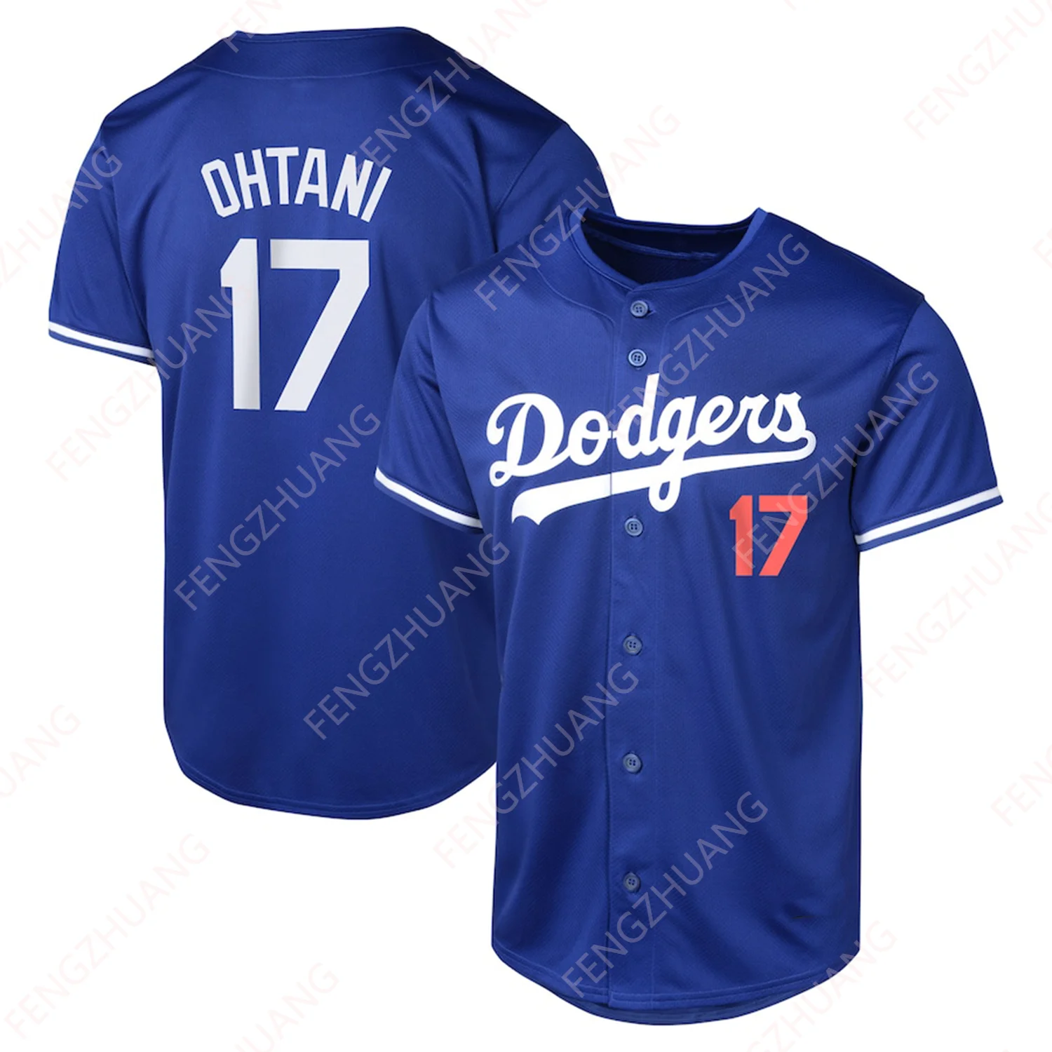 New Man 2024 Summer Classic Casual Los Angeles Dodgers Mesh Button-Up Jersey Adult&Kid jersey Outdoor Exercise Uniform