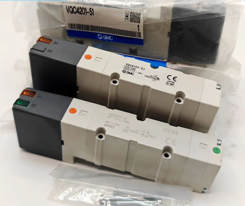 

New original SMC solenoid VQC4201-51 VQC4201-5 VQC4200-51 VQC4200-5 VQC4101-51 VQC4101-5 VQC4100-51 VQC4100-5 VQ4201-51 VQ4201-5