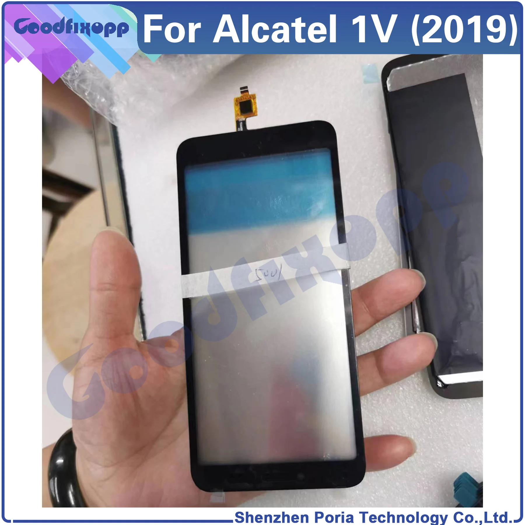 For Alcatel 1v (2019) 5001 5001D 5001A 5001U 5001T 5001J Touch Screen Digitizer Glass Panel Sensor Repair Parts Replacement