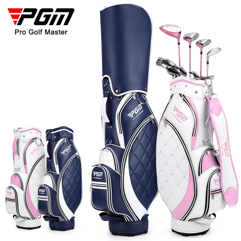 PGM golf bag women's lightweight standard bag TPU microfiber leather waterproof club bag