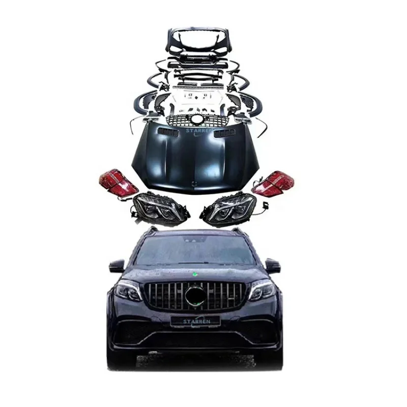 

Upgr Modification KitGL X166 Upgr GlS63 s Body Kit Front Bumper Rear Bumper 2013-2015 Upgr New BodyKit For -