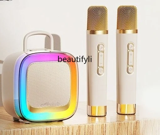 

Wireless Bluetooth audio family, set, singing microphone, microphone integrated small speaker