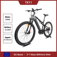 TX11 Urban E-BIKE Mid-Drive 1000W Peak CST Anti-Puncture Tires 48V15.6Ah Smart Battery 9-Speed Hydraulic Brakes 60-90KM Range