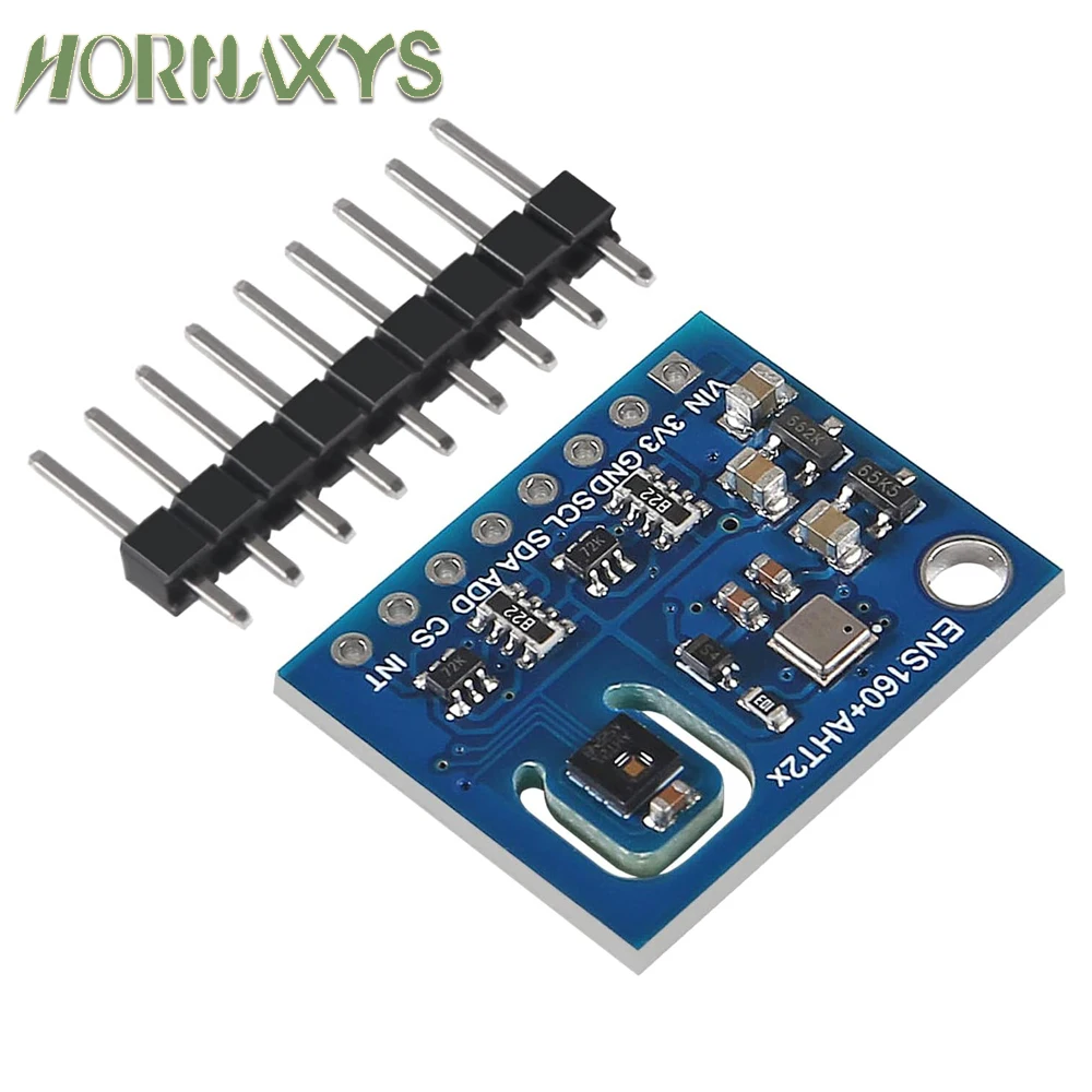 

ENS160+AHT21 CARBON Dioxide CO2 eCO2 TVOC Air Quality And Temperature And Humidity Sensor Replace CCS811 For Arduino