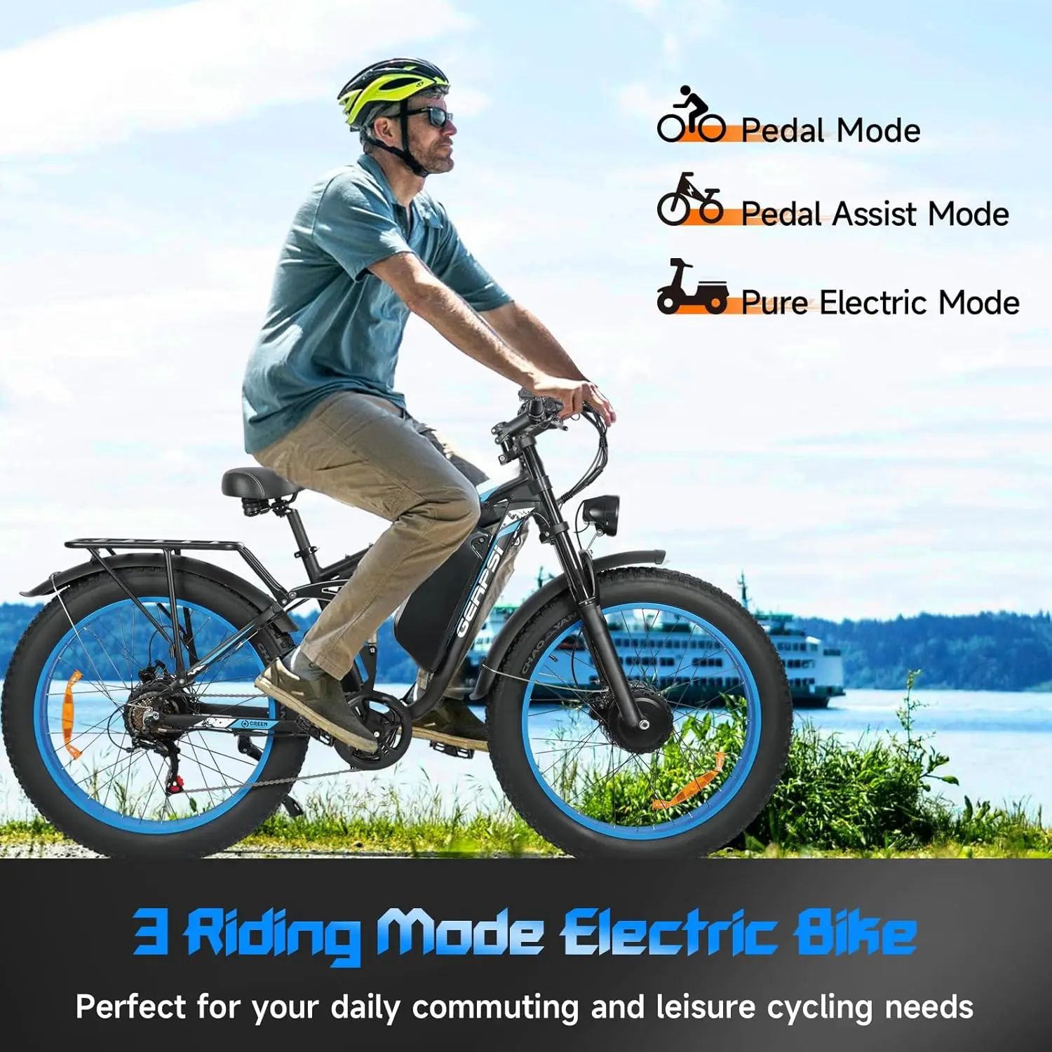 3000 واط E-الدراجة دراجة كهربائية للبالغين 52 فولت 32AH دراجة كهربائية الدراجات الجبلية الإلكترونية 26*4 بوصة الدهون الإطارات تعليق كامل المحركات المزدوجة