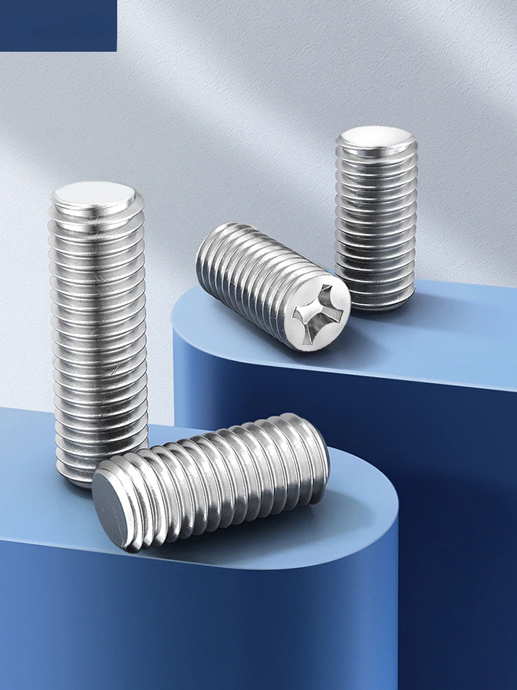 30/50/100 قطعة M2 M2.5 M3 M4 304 الفولاذ المقاوم للصدأ فيليبس سماعات رأس المسمار شقة نقطة مجموعة نكش المسمار مقطوعة الرأس مجموعة مسامير