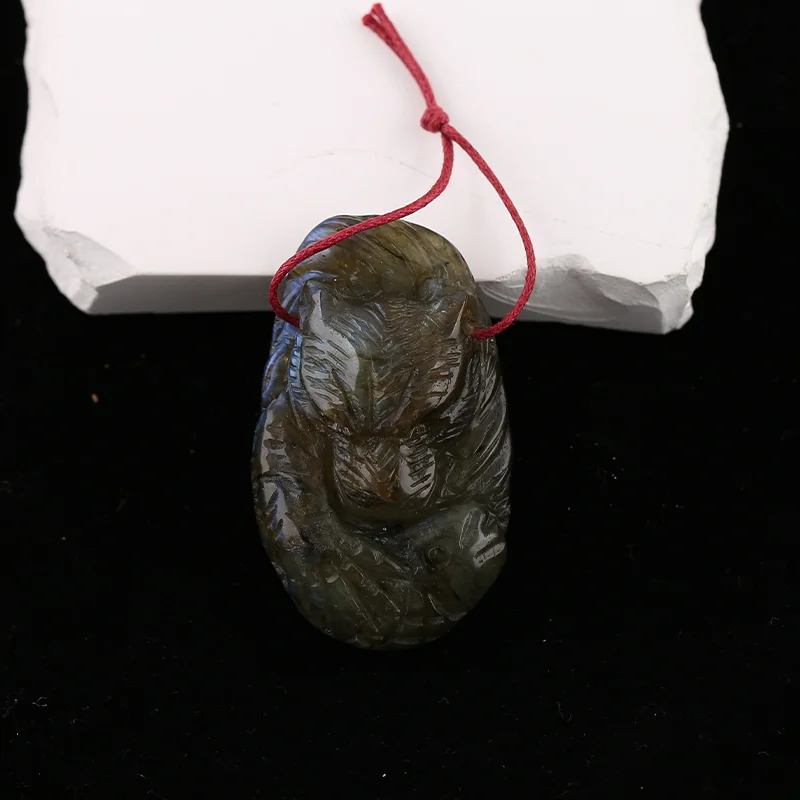 B&F Handmade Labradorite Pendants, Genuine Natural stones beads, Unique Stones for jewelry & DIY Earring Beads