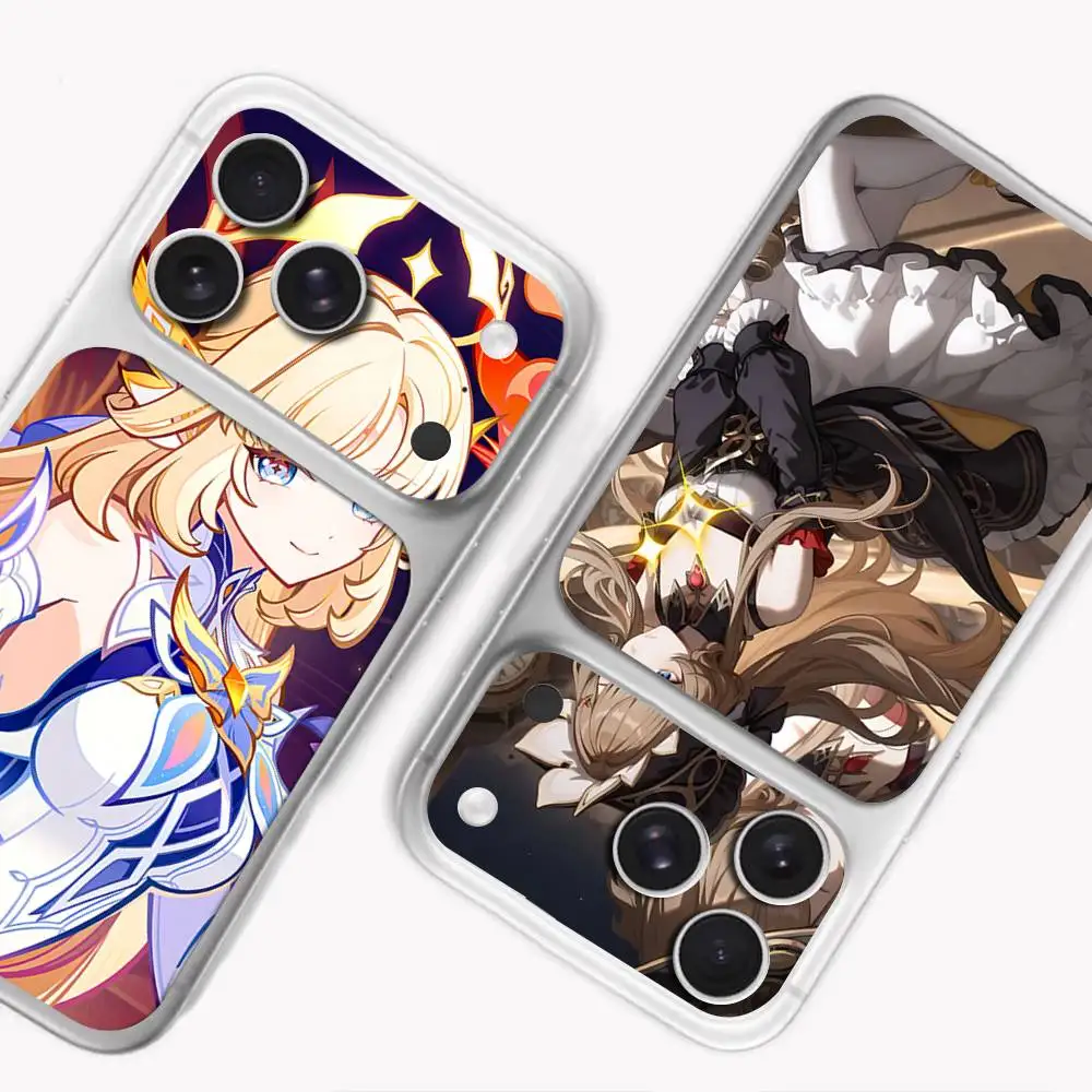 

Genshin Impact Game Back Cover Decal Protective For Iphone 17 Pro Max Skin Sticker Back Protective Decorative Sticker