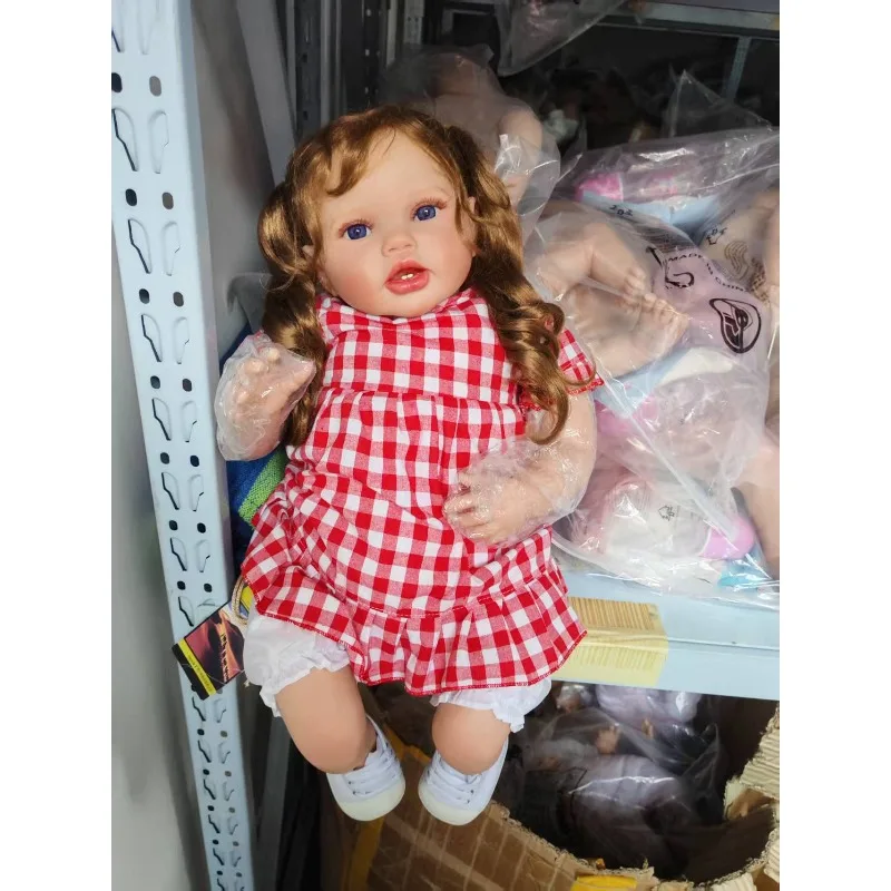 24inch 60cm Reborn Baby Toddler Lottie  Princess Girl lifelike Soft Touch 3D Skin Art Doll