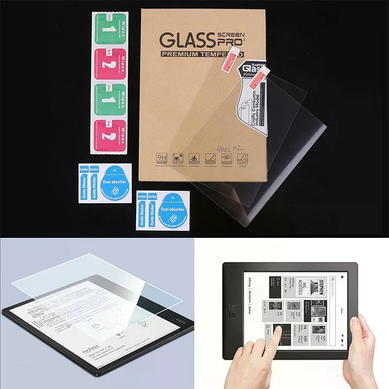 

2Pcs 6/7/10.3 Inch Screen Protector Anti Scratch Shockproof Tempered Glass Bubble Free For Clara 2E Libra Colour 2024