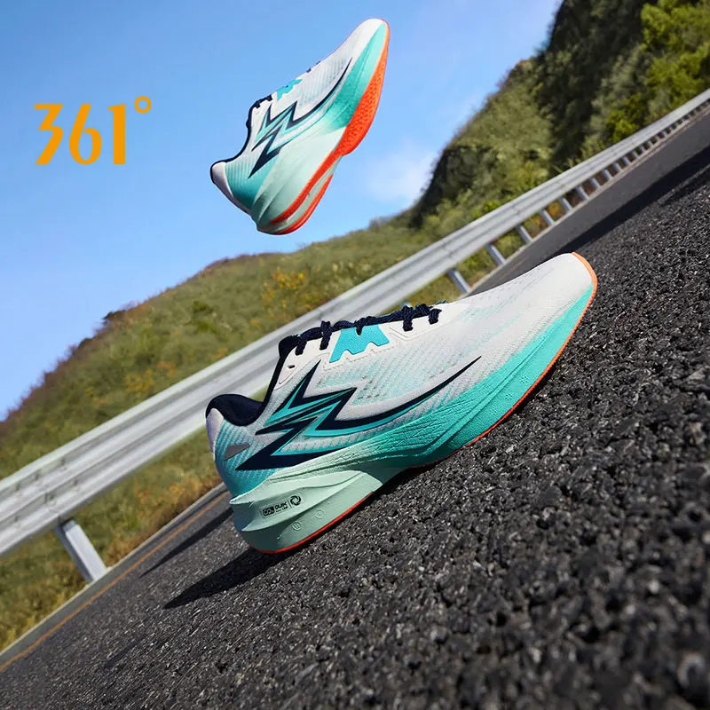 361 Degrees Flame TEAM 2.0 Men Running Shoes Lightweight Stable Wear-resistant Marathon Comfort Jogging Male Sneakers 672512206