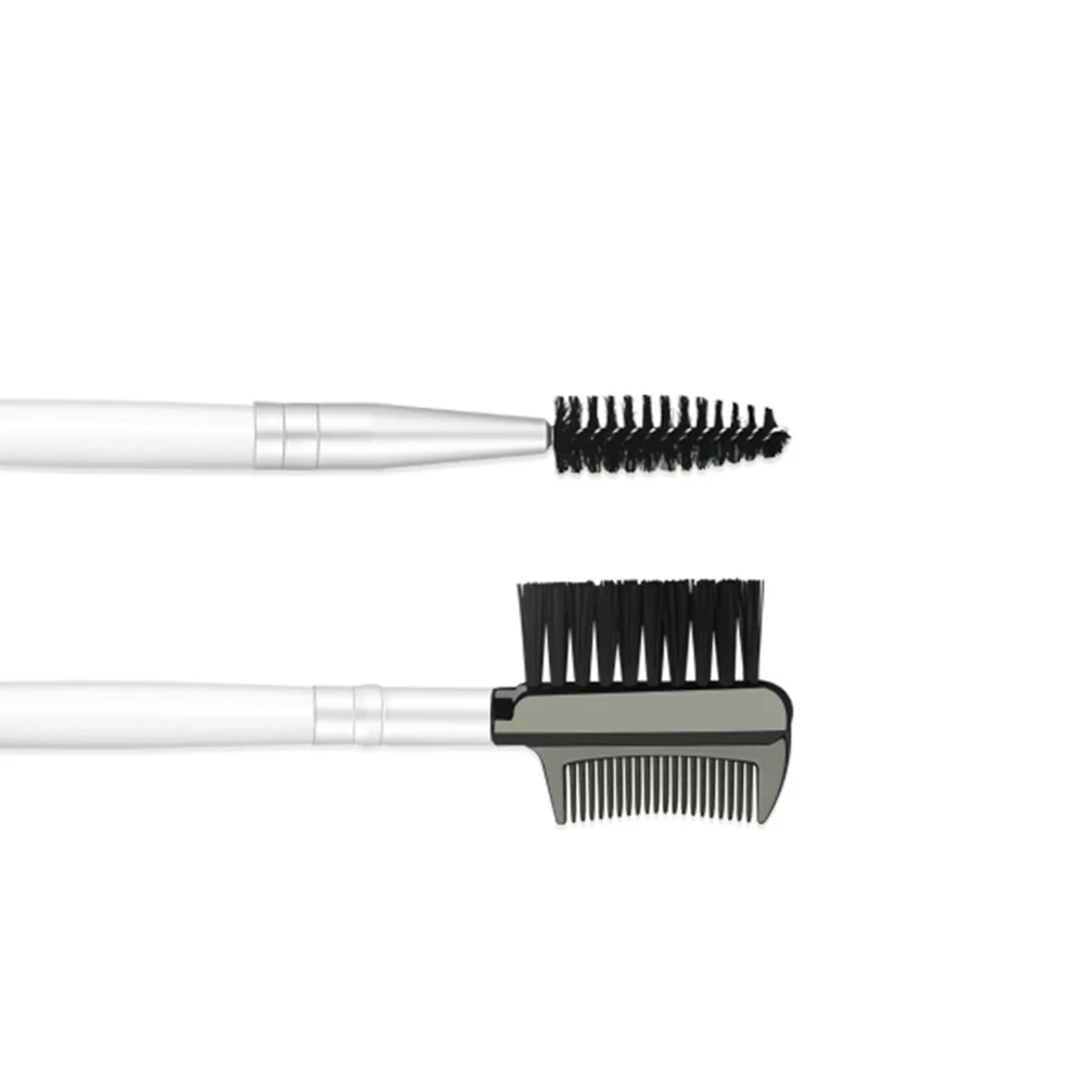 Peigne à sourcils et à cils, brosse modelante, Double tête, combinaison de cils, outil de maquillage professionnel pour femmes et filles, 1 pièce