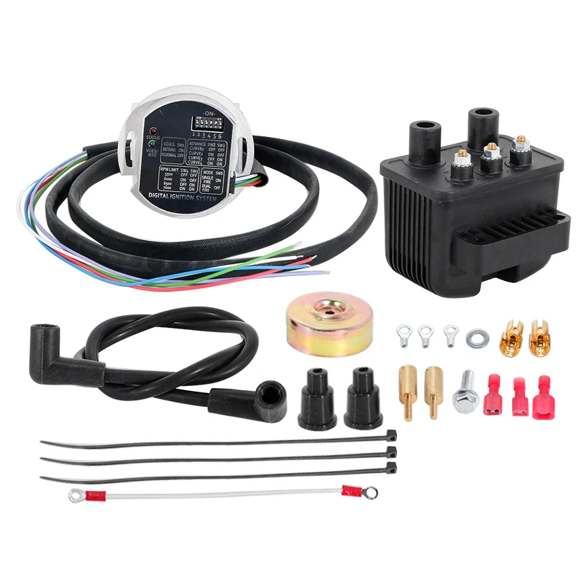 Motorcycle Ignition Pick Up Trigger Coil For Single Fire Programmable Ignition Coil Kit For Evo Big Twin XL 1970-2003 53-660