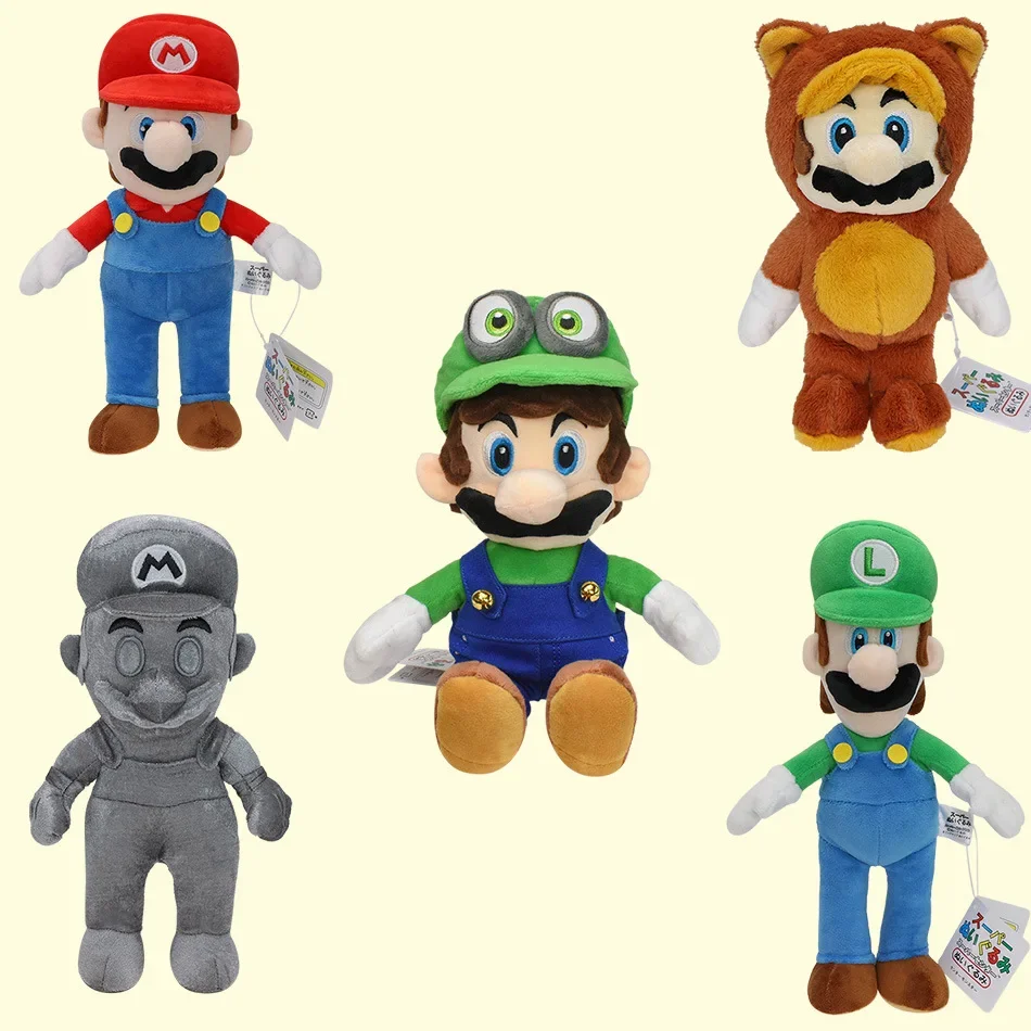 2024 Super Mari0 Bros Waluigi Wario peluche kawaifarcito bambole Cartoon Soft Doll compleanno regalo di natale per la collezione di bambini