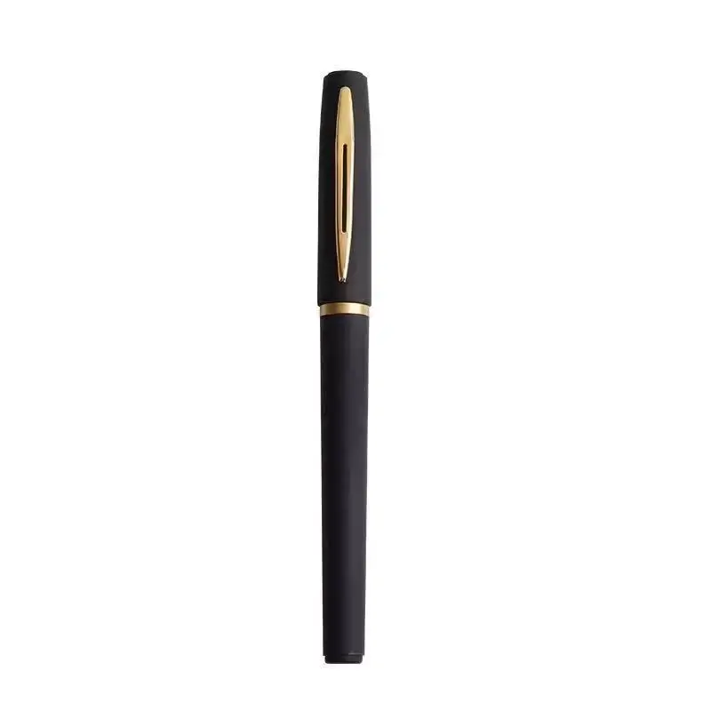 Stylo à encre Gel noir de haute qualité, 1 pièce, grande capacité, épais, pour bureau, Business, Signature, fournitures d'écriture scolaires et de bureau