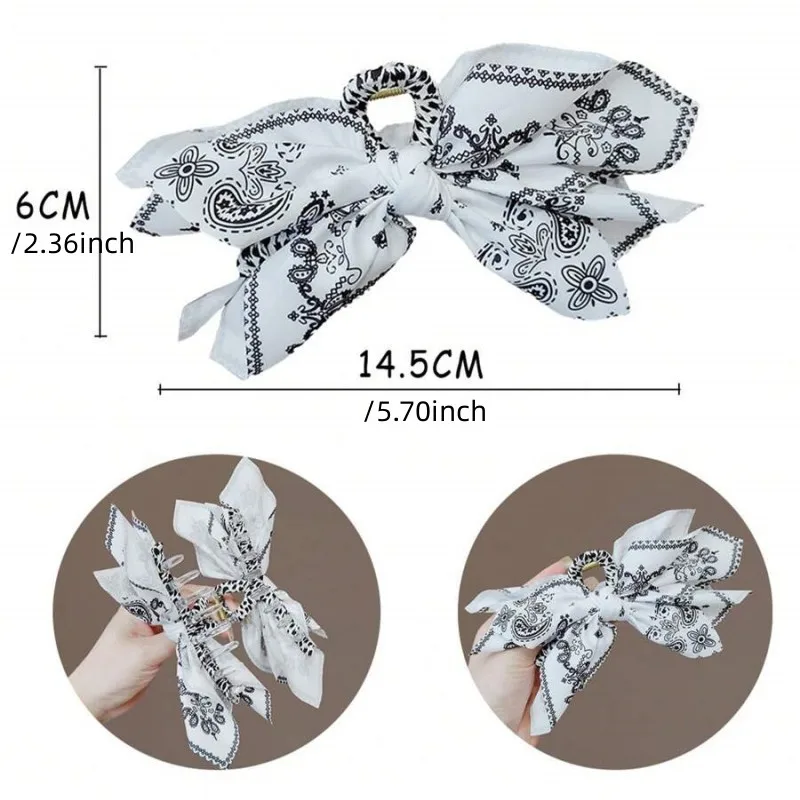 กิ๊บติดผมผู้หญิงแบบสองด้านลายเพสลีย์ 1 ชิ้น เหมาะสำหรับวันหยุดพักผ่อนริมทะเลในฤดูร้อน แฟชั่นยอดนิยมสำหรับสุภาพสตรี