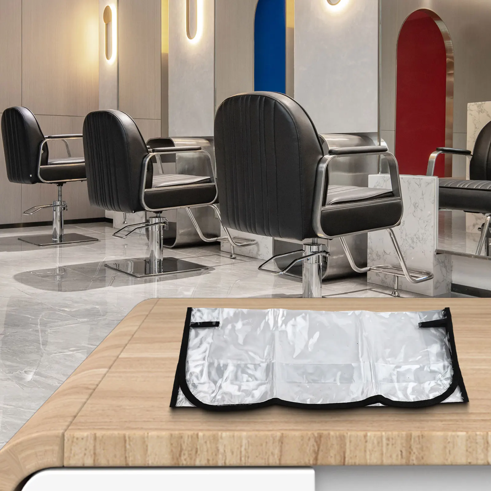 Waterproof Chair Covers Chair Protectors Salon Environment 51*40*12cm Soft PVC Chair Cover Accessory Oil Protection