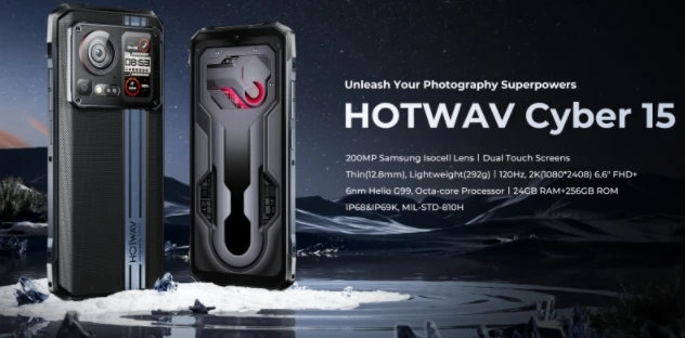 

2025 HOTWAV Cyber 15, 6,6-дюймовый экран Helio G99, 120 Гц, тройной смартфон 4G, 12 ГБ ОЗУ, 256 ГБ ПЗУ