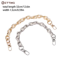 Bag Chain Elegant Pearl Extender Chain Replacement Strap Detachable Extension Chain For Women Handbag Decoration Bag Accessories