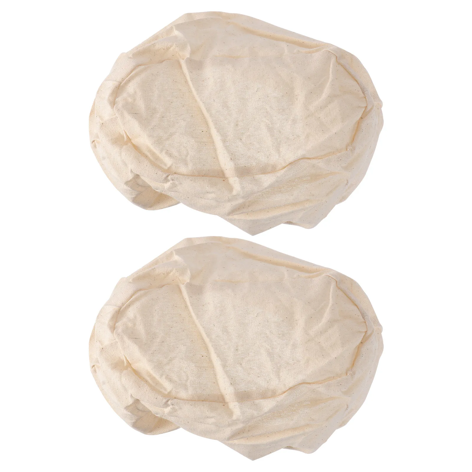 2Pcs Bread Basket Cloth Cover Fermentation Basket Liner for Artisan Sourdough Baking Pastry Making Tools Kitchen Utensil