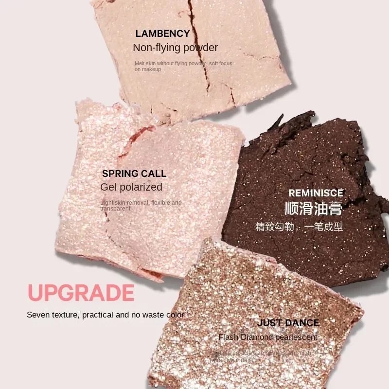 パーフェクトダイアリーアイシャドウパレットマットシマー12色蝶妖精パープルパレットピンクフォックスレッドブラウンパレットメイクアップ