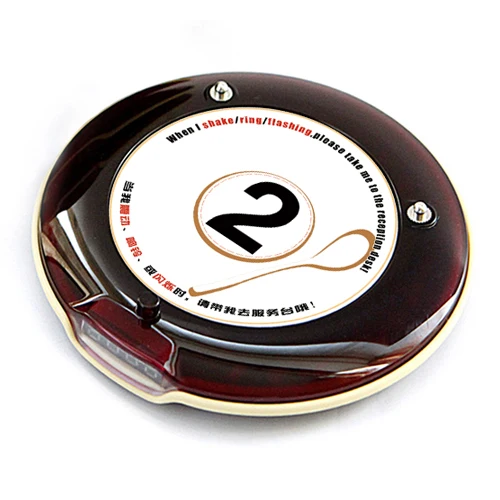 Wireless Restaurant Guest Waiting Paging System Restaurant 15 Call Guest Coaster Pagers Wireless Table Buzzer Paging System