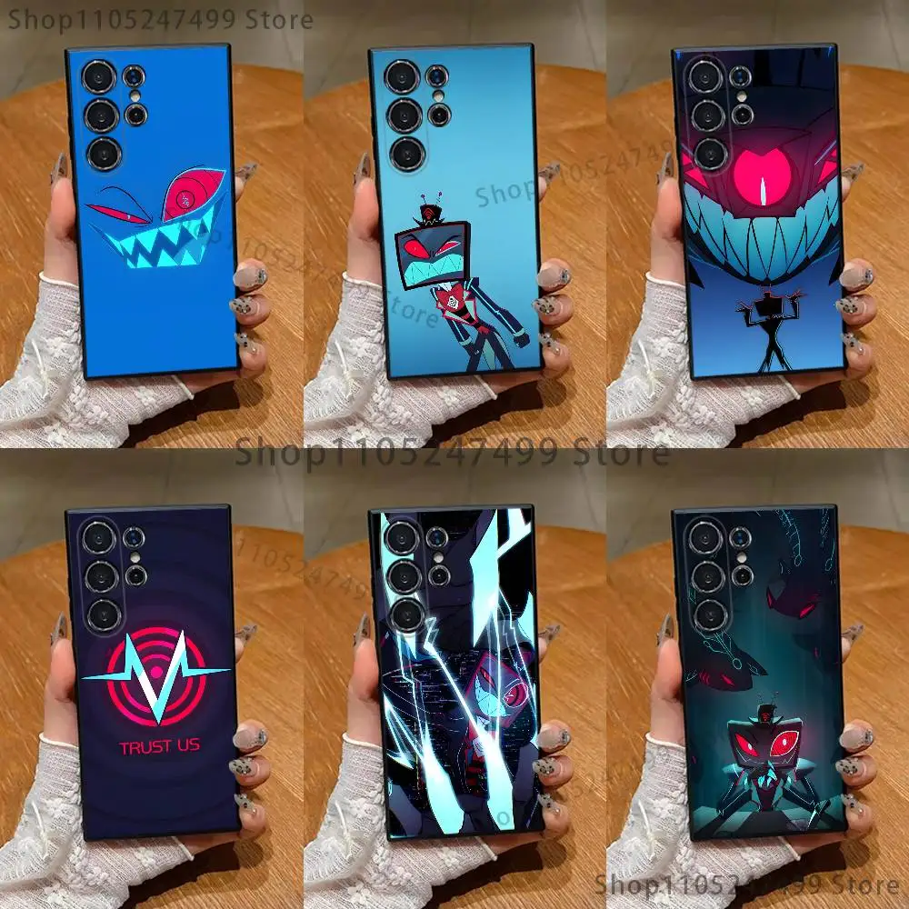 

VOX Trust Us H-HazbinS Phone Case For Samsung S25,S24,S23,S22,S21,S20,S10,Ultra,Plus,Lite,FE,Soft Silicone Black Cover