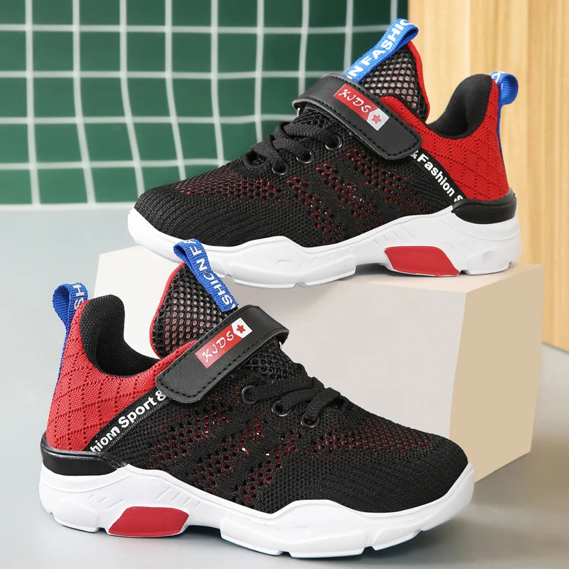 

Kids Outdoor Casual Running Shoes Summer Ventilated Open Mesh Soft Slip Resist Insole Daily Walking Sneaker Shoe
