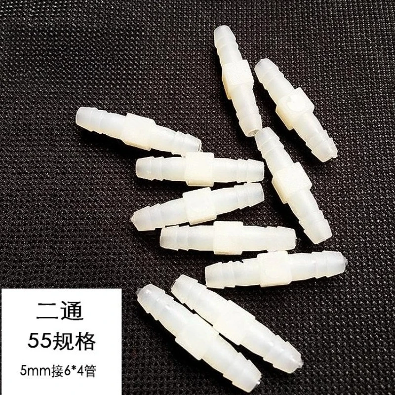 20Pcs Lab Turbine Plastic Water Pipe Joint Takeover Line Pipe Multi-pass Three-way Two-way Through