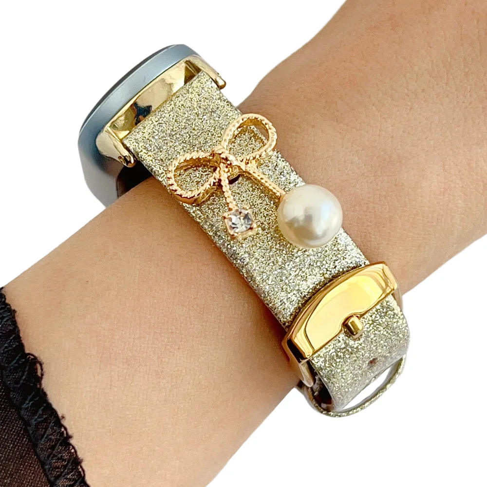 Glitter Leather Wat… - image