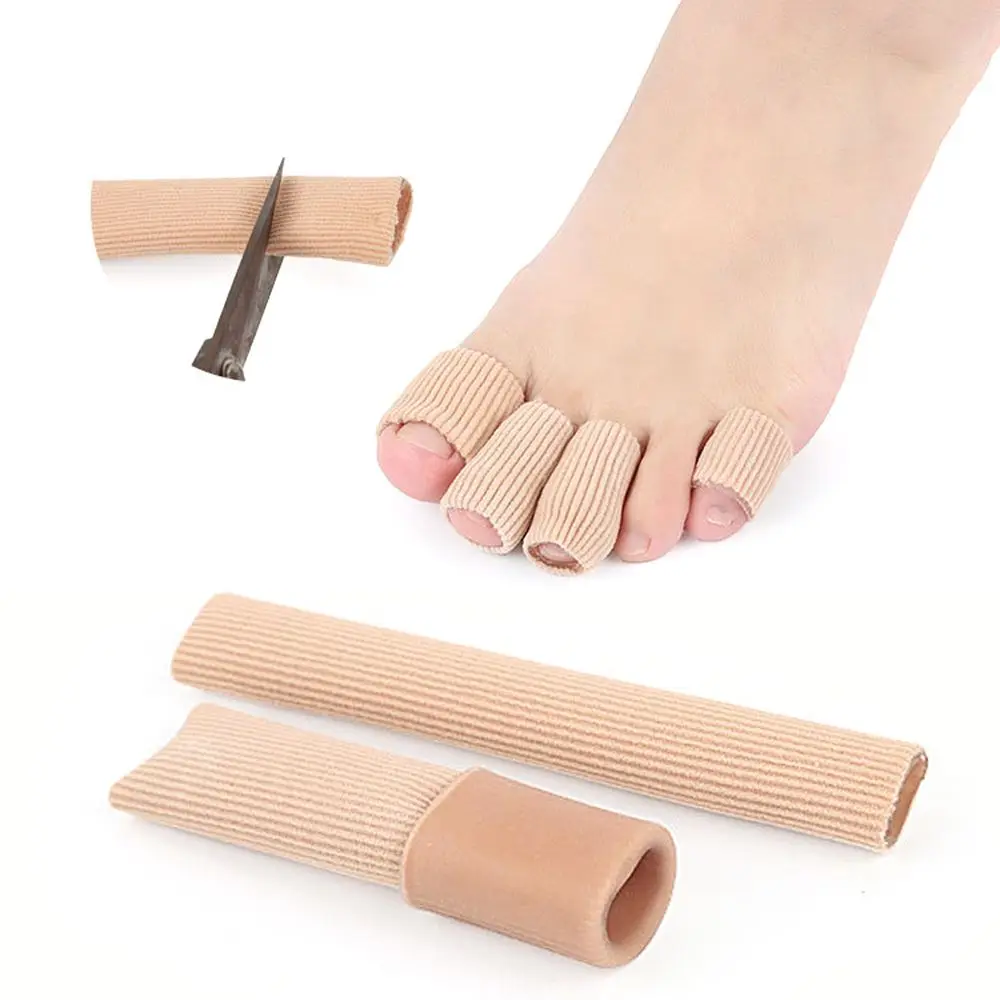 

Toe Spacer Tube Sleeve Cap Foot Care Pedicure Tools Bunion Corrector Fabric Toe Separator Finger Protector Applicator