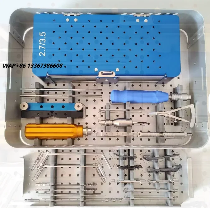 2.7/3  TPLO Veterinary Surgical Instrument Kit for Dogs with and Forceps