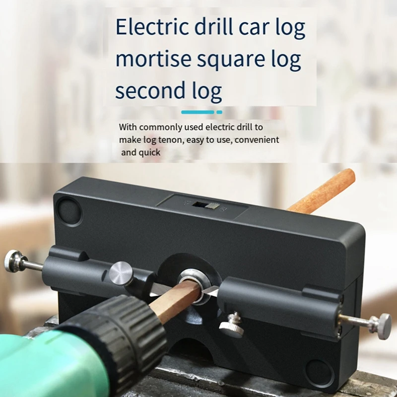 Localisateur de Trous Droits, Perceuse à Tenon Rond en Bois, Outil de Travail Durable