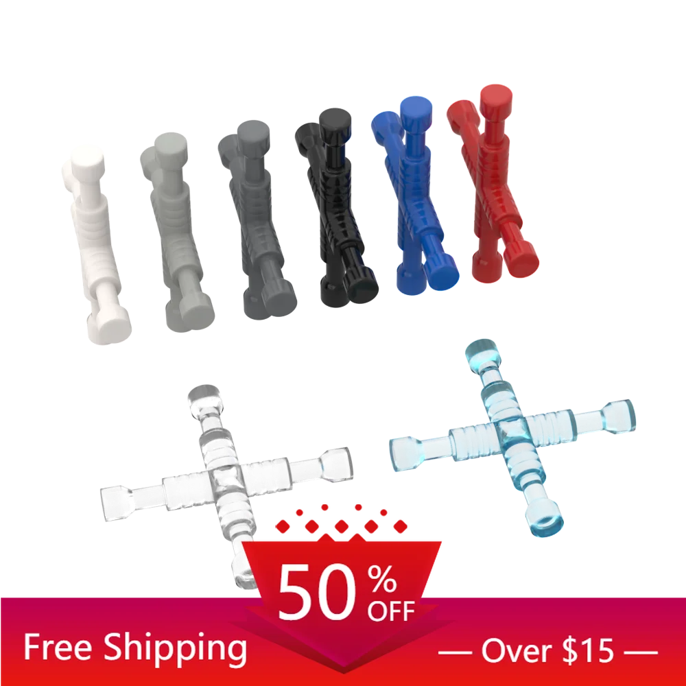 10 PCS MOC Assemble Particle 604553 Cross Wrench Tool Building Blocks Kit Replaceable Part High-Tech Toys For Children Gifts