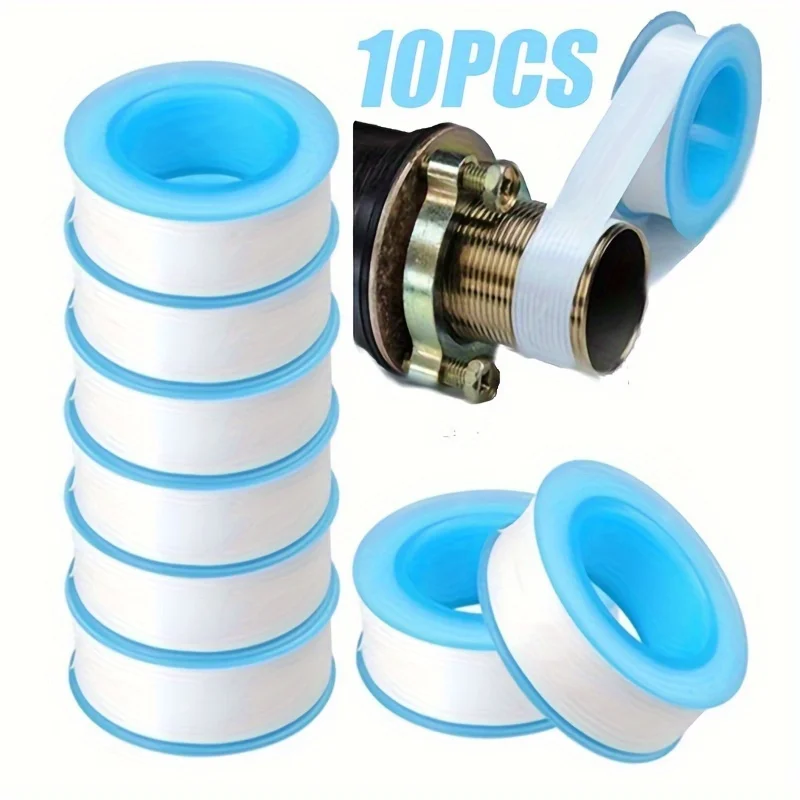 3/6/10 Pieces of Water Pipe Tape, PTFE Tape, Sealing Tape, Water Pipe Tape, Water Pipe Sealing Tape